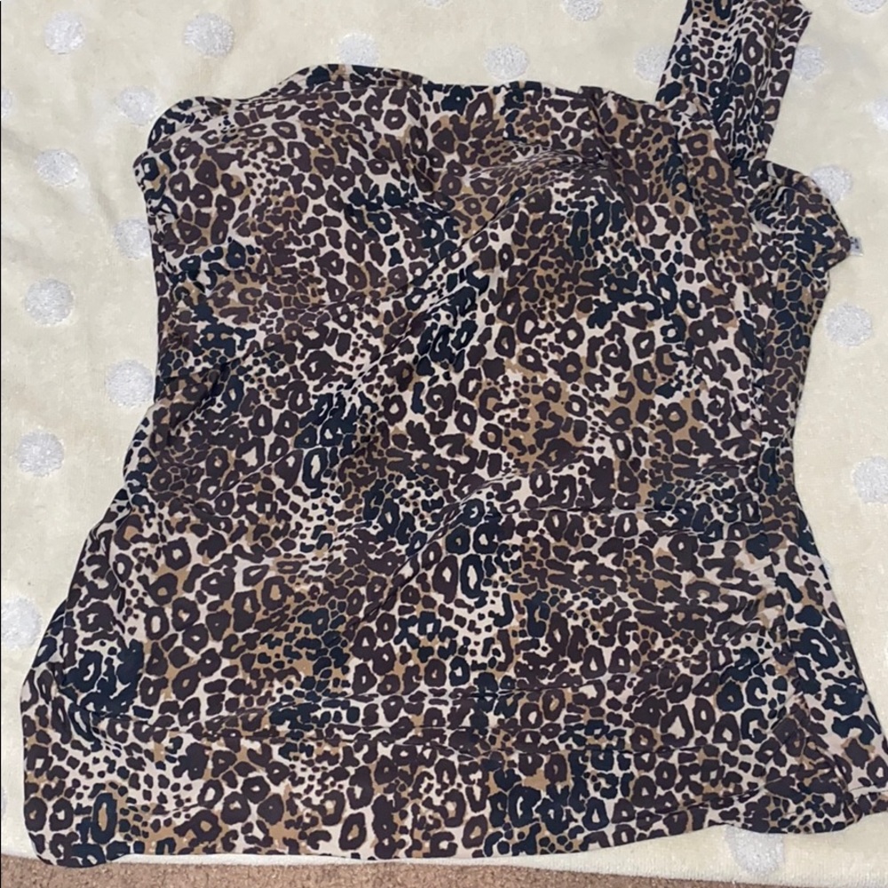 One shoulder bathing suit top